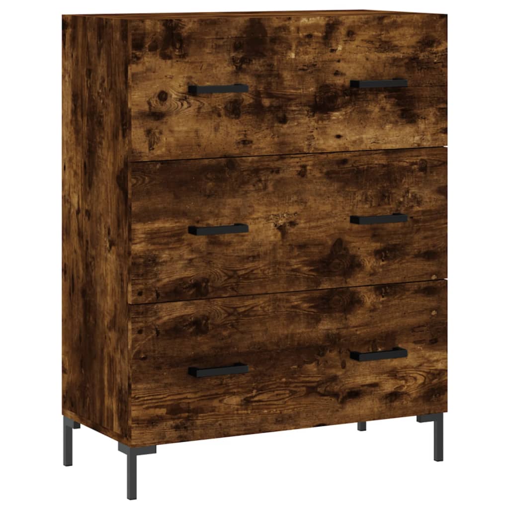 Modern Wooden Sideboard Storage Cabinet With 3 Drawers Wood Chest Of Drawers