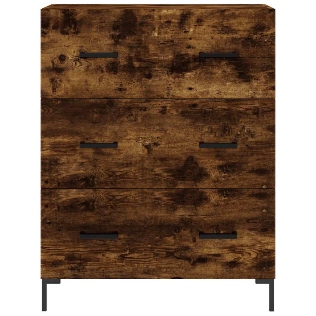 Modern Wooden Sideboard Storage Cabinet With 3 Drawers Wood Chest Of Drawers