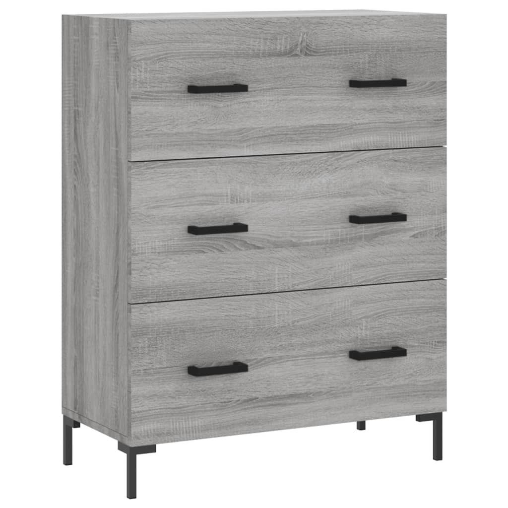 Modern Wooden Sideboard Storage Cabinet With 3 Drawers Wood Chest Of Drawers