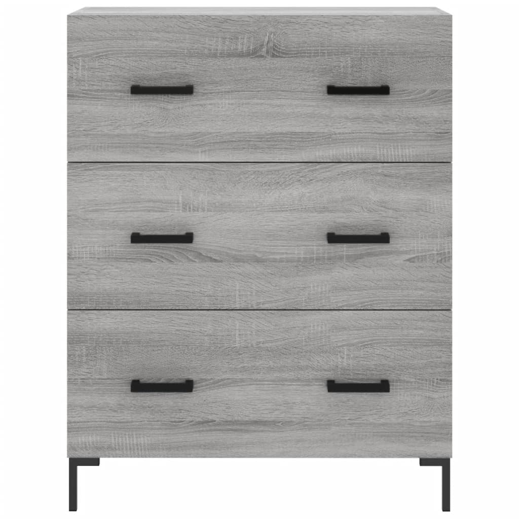 Modern Wooden Sideboard Storage Cabinet With 3 Drawers Wood Chest Of Drawers