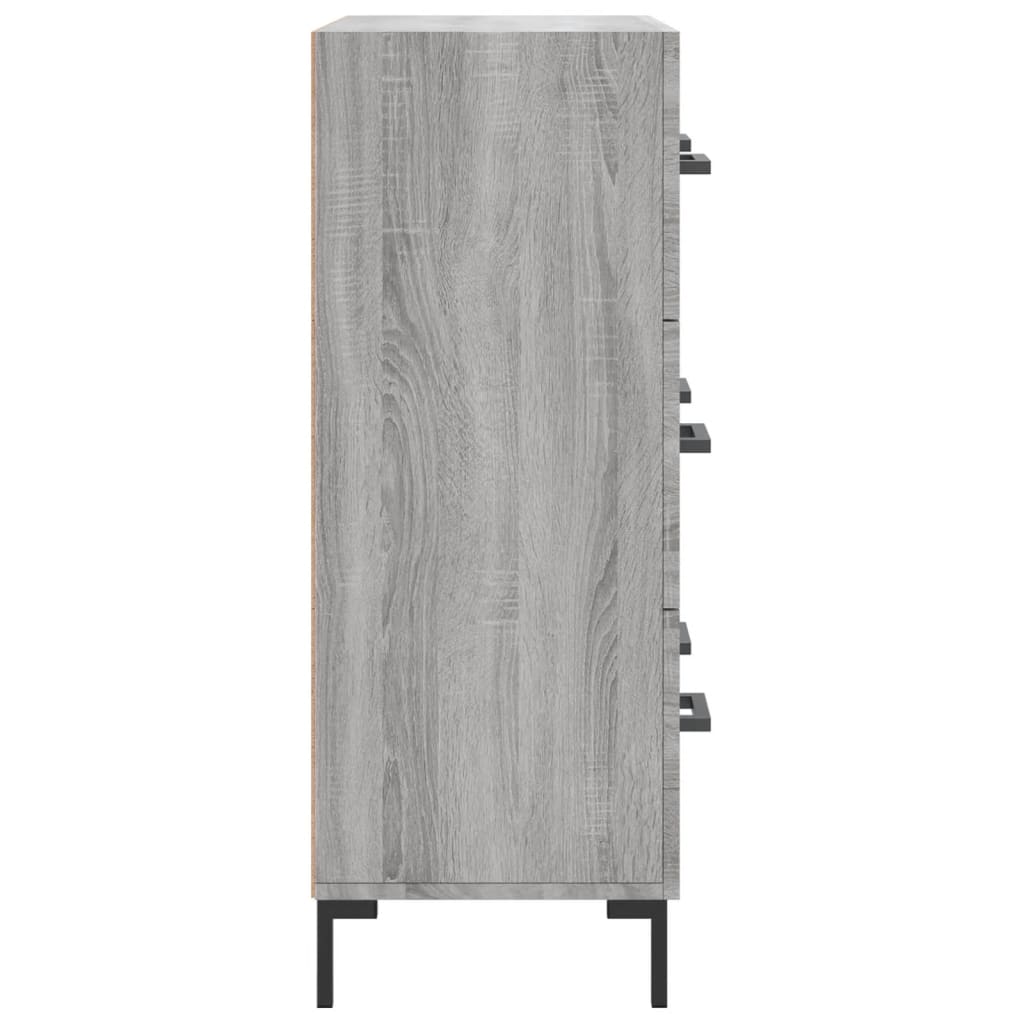 Modern Wooden Sideboard Storage Cabinet With 3 Drawers Wood Chest Of Drawers