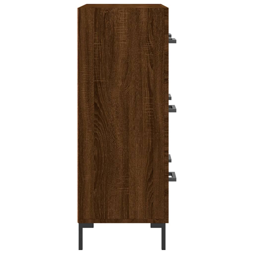 Modern Wooden Sideboard Storage Cabinet With 3 Drawers Wood Chest Of Drawers