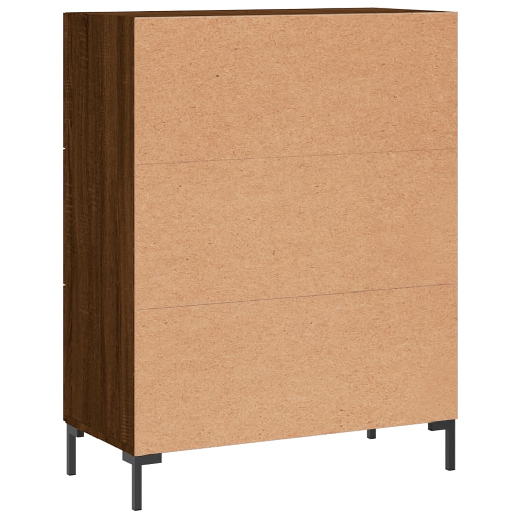 Modern Wooden Sideboard Storage Cabinet With 3 Drawers Wood Chest Of Drawers