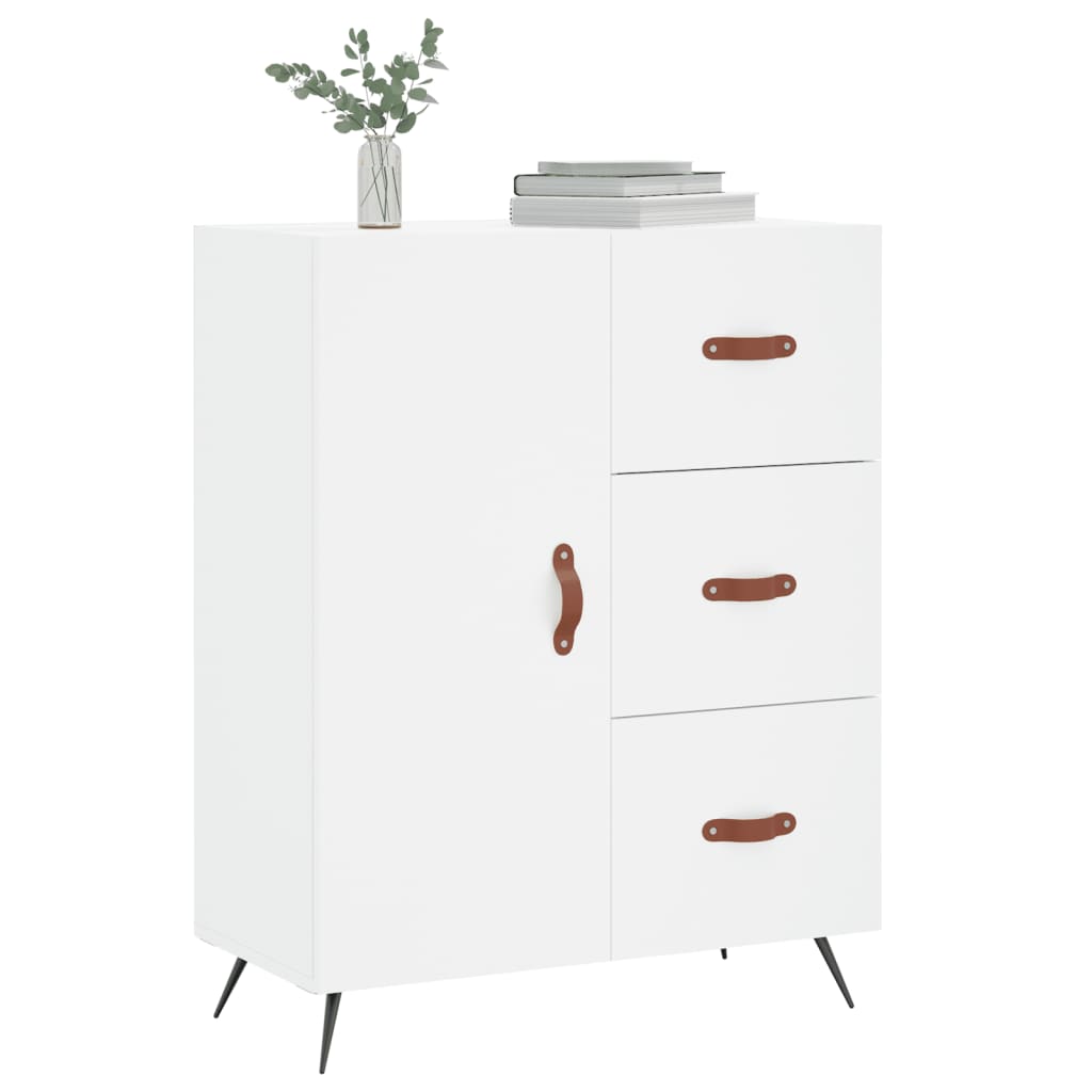 Sideboard White 69.5x34x90 cm Engineered Wood