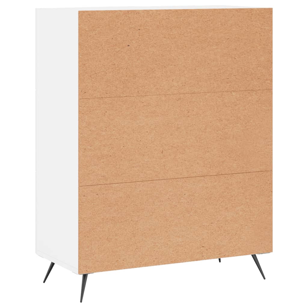 Sideboard White 69.5x34x90 cm Engineered Wood