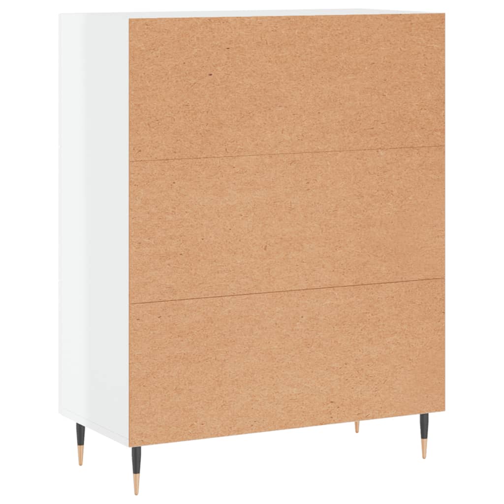 Modern Wooden Sideboard Storage Cabinet Unit With 1 Door & 3 Drawers Wood