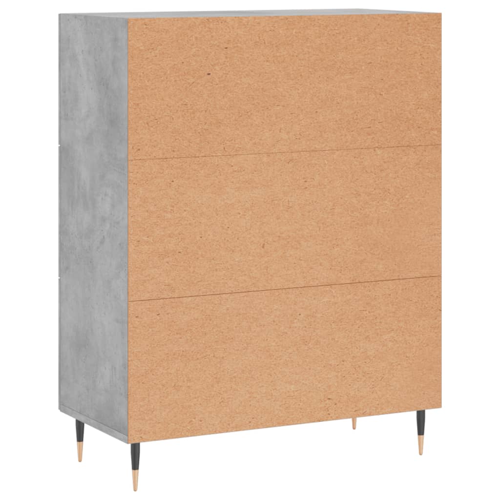 Modern Wooden Sideboard Storage Cabinet Unit With 1 Door & 3 Drawers Wood
