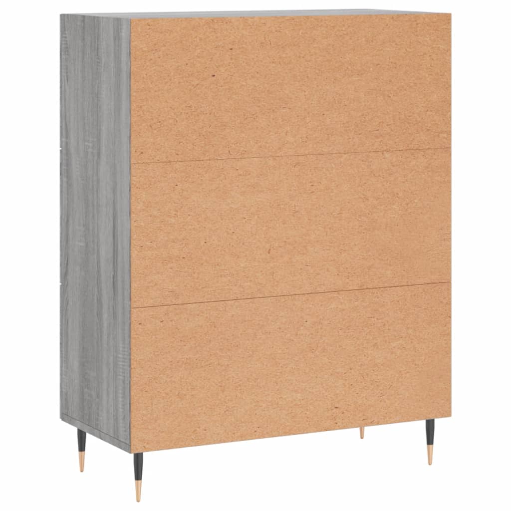 Modern Wooden Sideboard Storage Cabinet Unit With 1 Door & 3 Drawers Wood