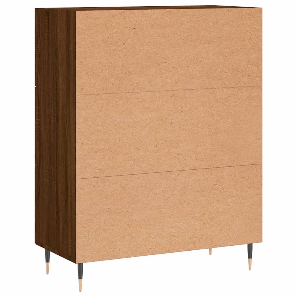 Modern Wooden Sideboard Storage Cabinet Unit With 1 Door & 3 Drawers Wood