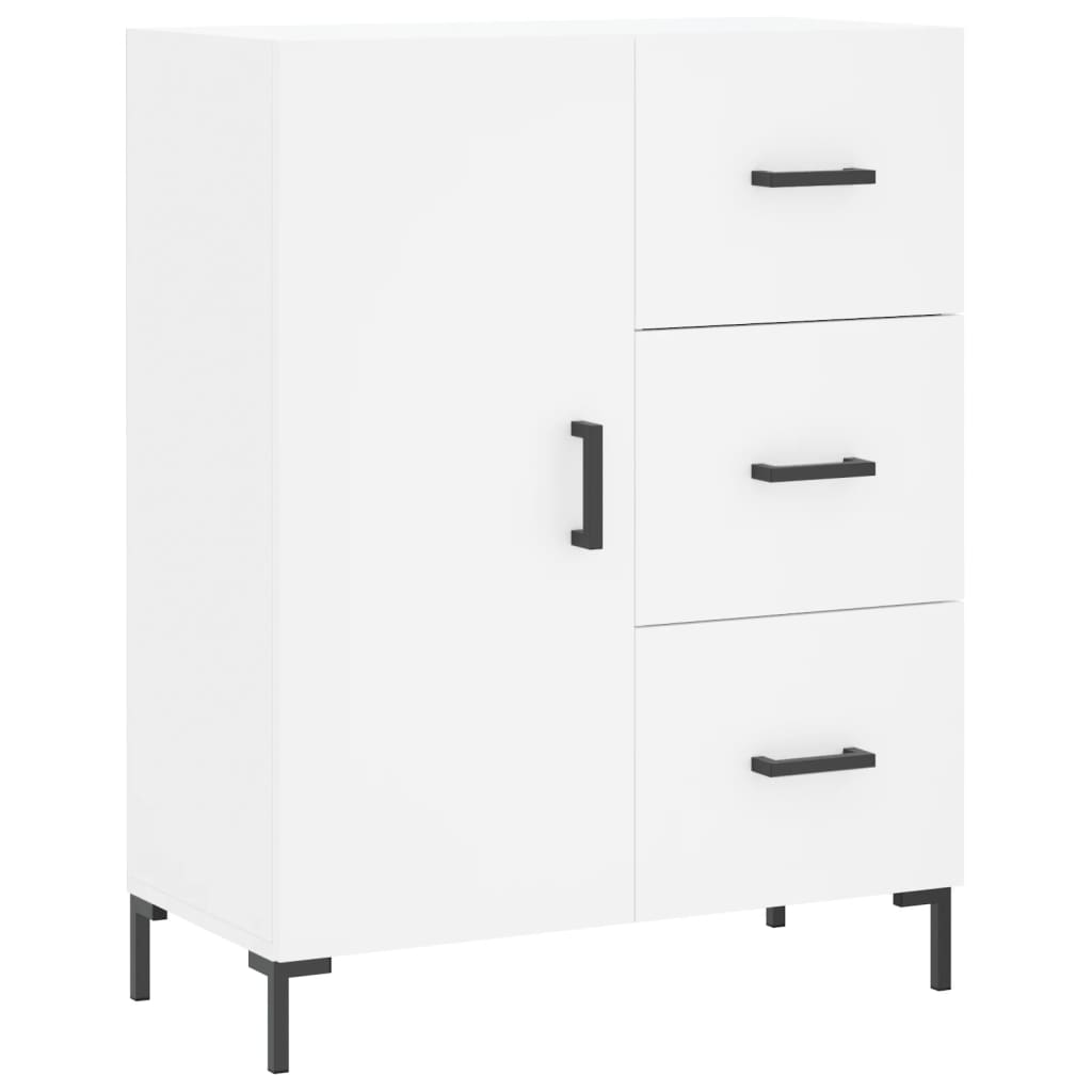 Sideboard White 69.5x34x90 cm Engineered Wood