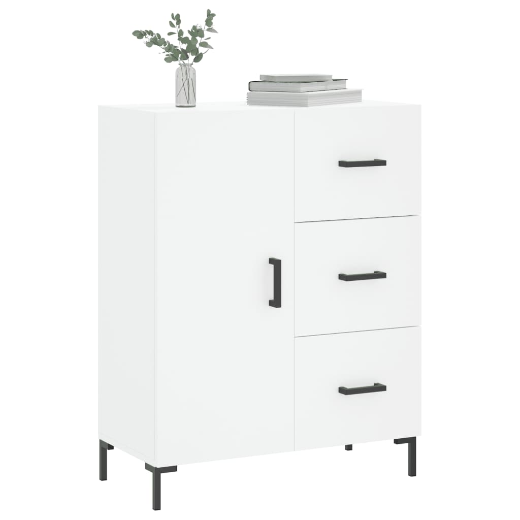 Sideboard White 69.5x34x90 cm Engineered Wood