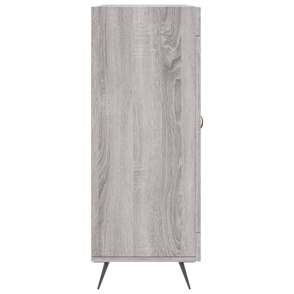 Sideboard Grey Sonoma 69.5x34x90 cm Engineered Wood
