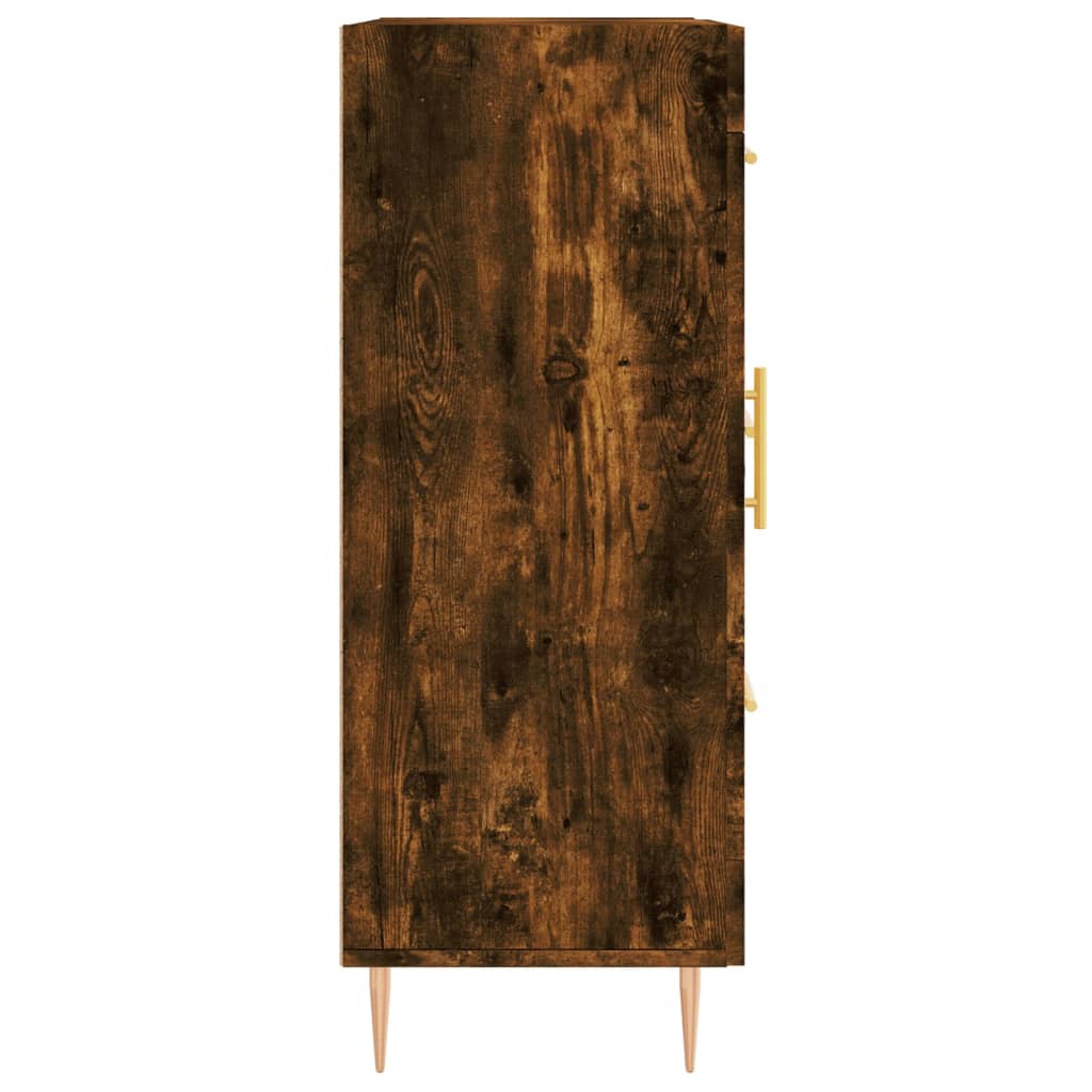 Sideboard Smoked Oak 69.5x34x90 cm Engineered Wood