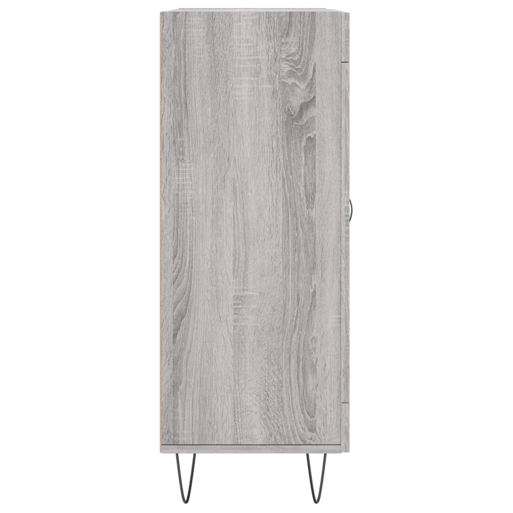 Sideboard Grey Sonoma 69.5x34x90 cm Engineered Wood