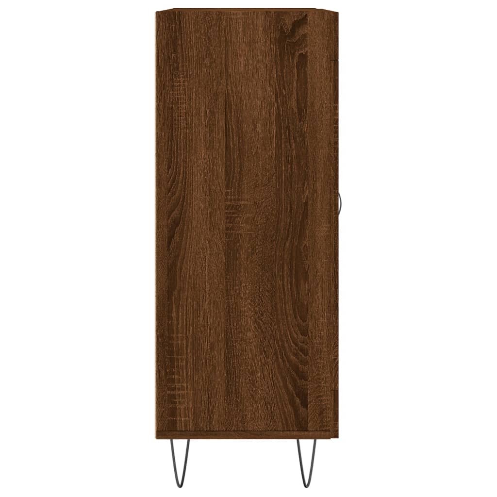 Sideboard Brown Oak 69.5x34x90 cm Engineered Wood
