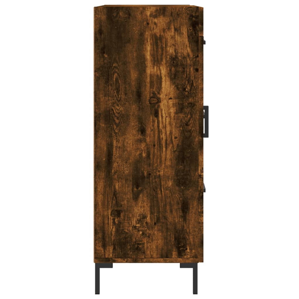 Sideboard Smoked Oak 69.5x34x90 cm Engineered Wood