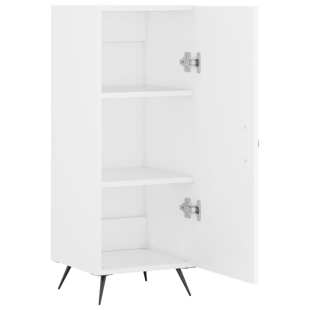 Sideboard White 34.5x34x90 cm Engineered Wood