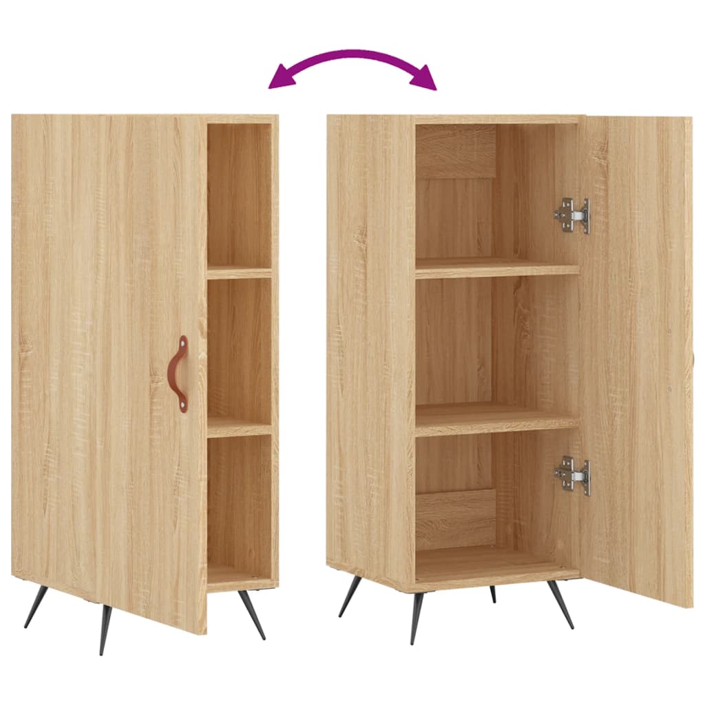 Sideboard Sonoma Oak 34.5x34x90 cm Engineered Wood
