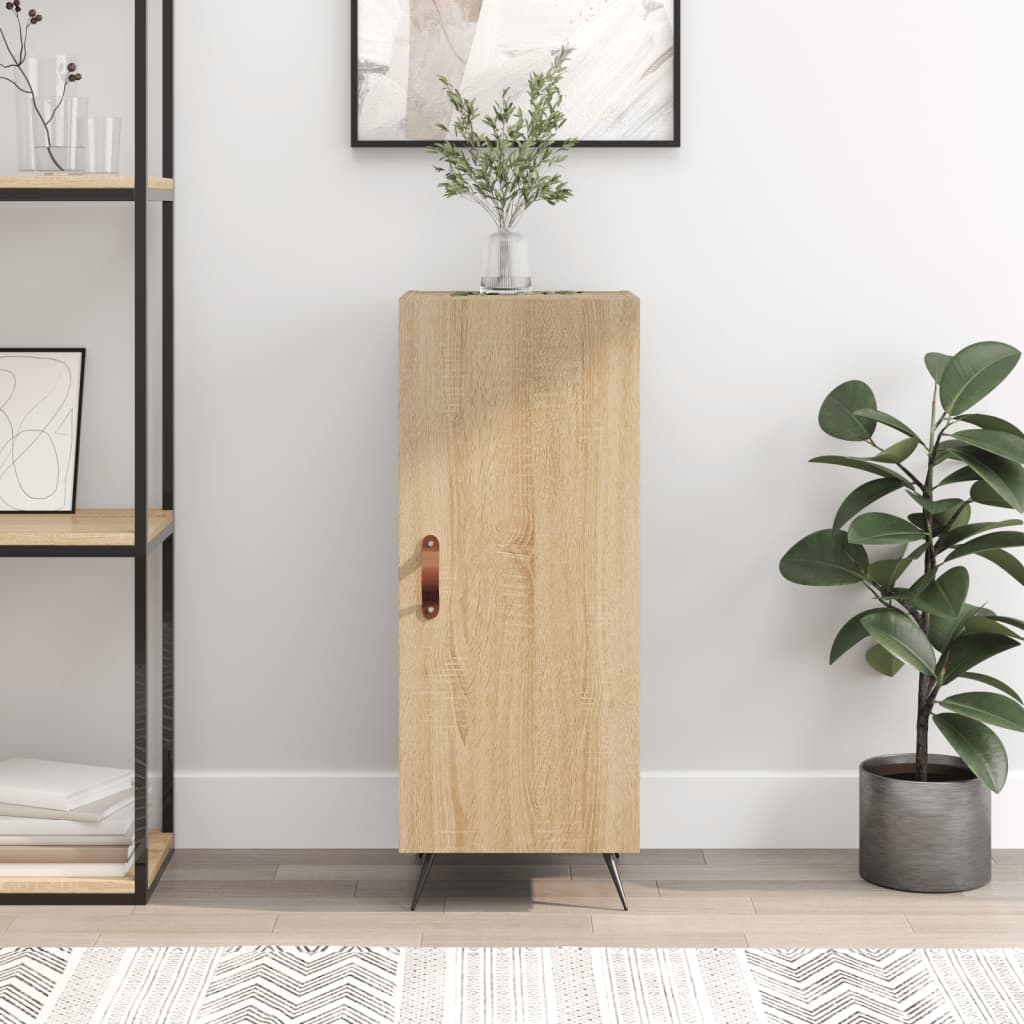 Sideboard Sonoma Oak 34.5x34x90 cm Engineered Wood
