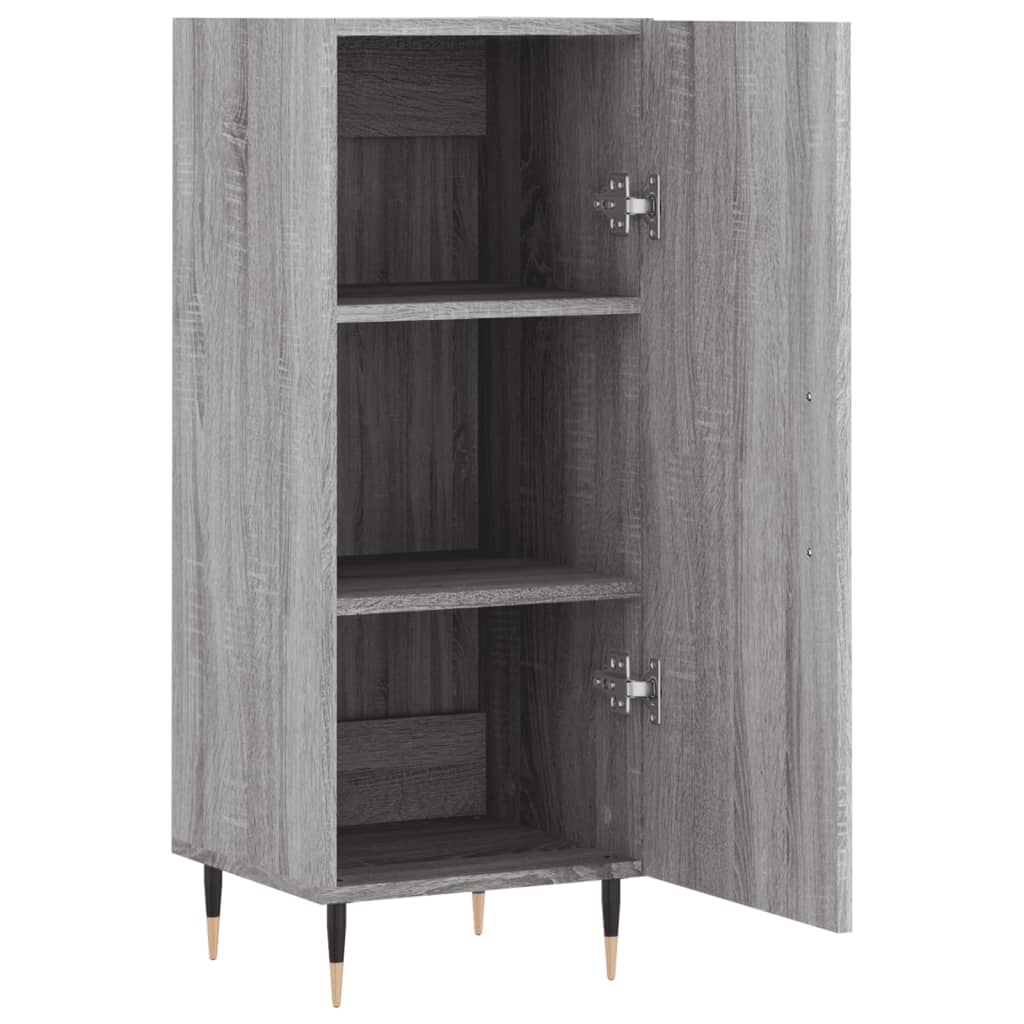 Sideboard Grey Sonoma 34.5x34x90 cm Engineered Wood