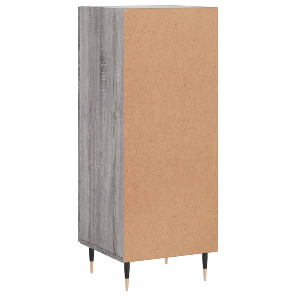 Sideboard Grey Sonoma 34.5x34x90 cm Engineered Wood