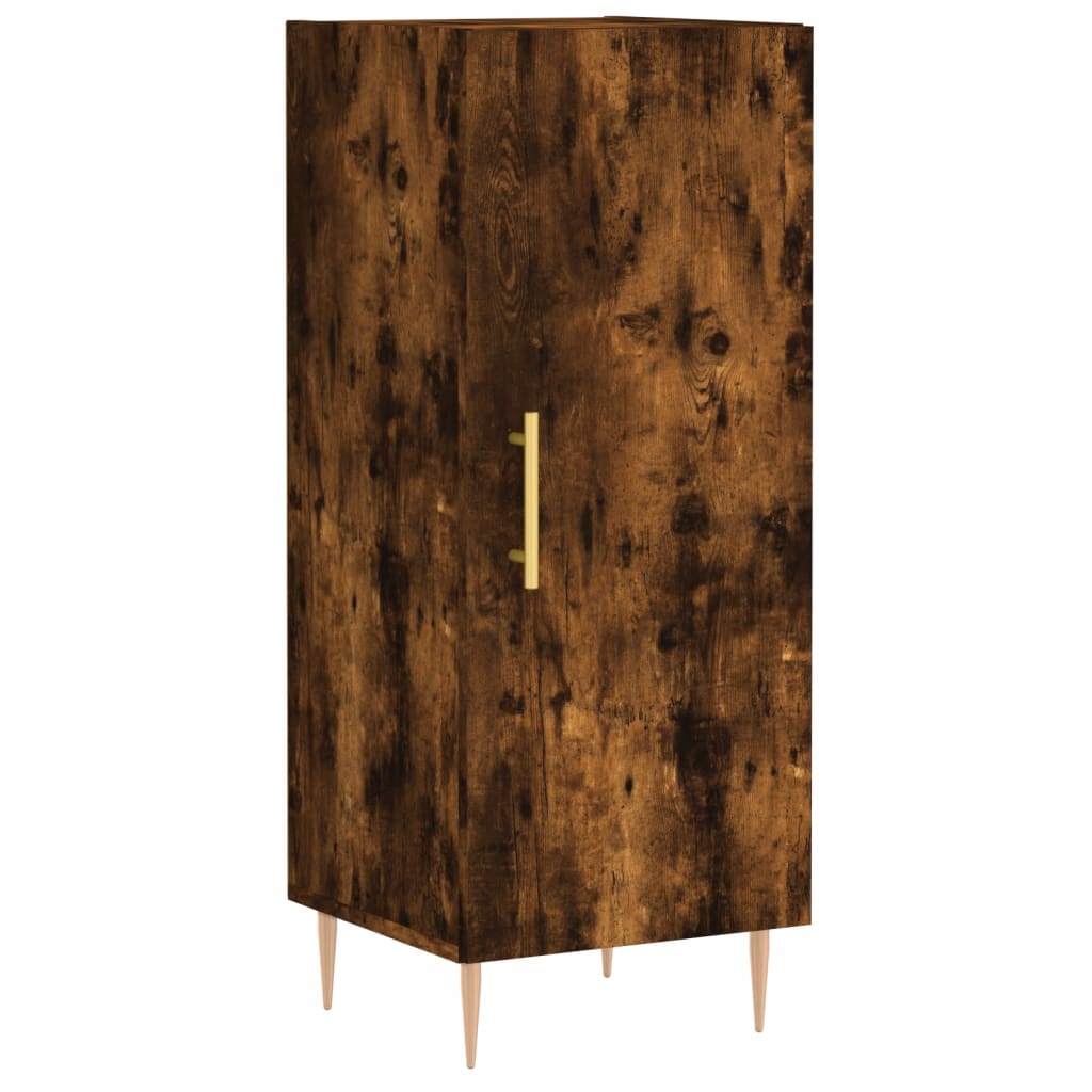 Sideboard Smoked Oak 34.5x34x90 cm Engineered Wood