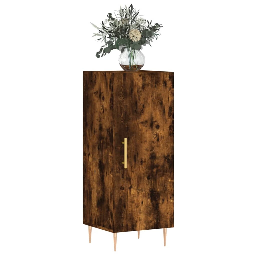 Sideboard Smoked Oak 34.5x34x90 cm Engineered Wood