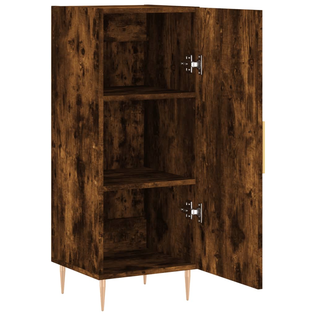 Sideboard Smoked Oak 34.5x34x90 cm Engineered Wood
