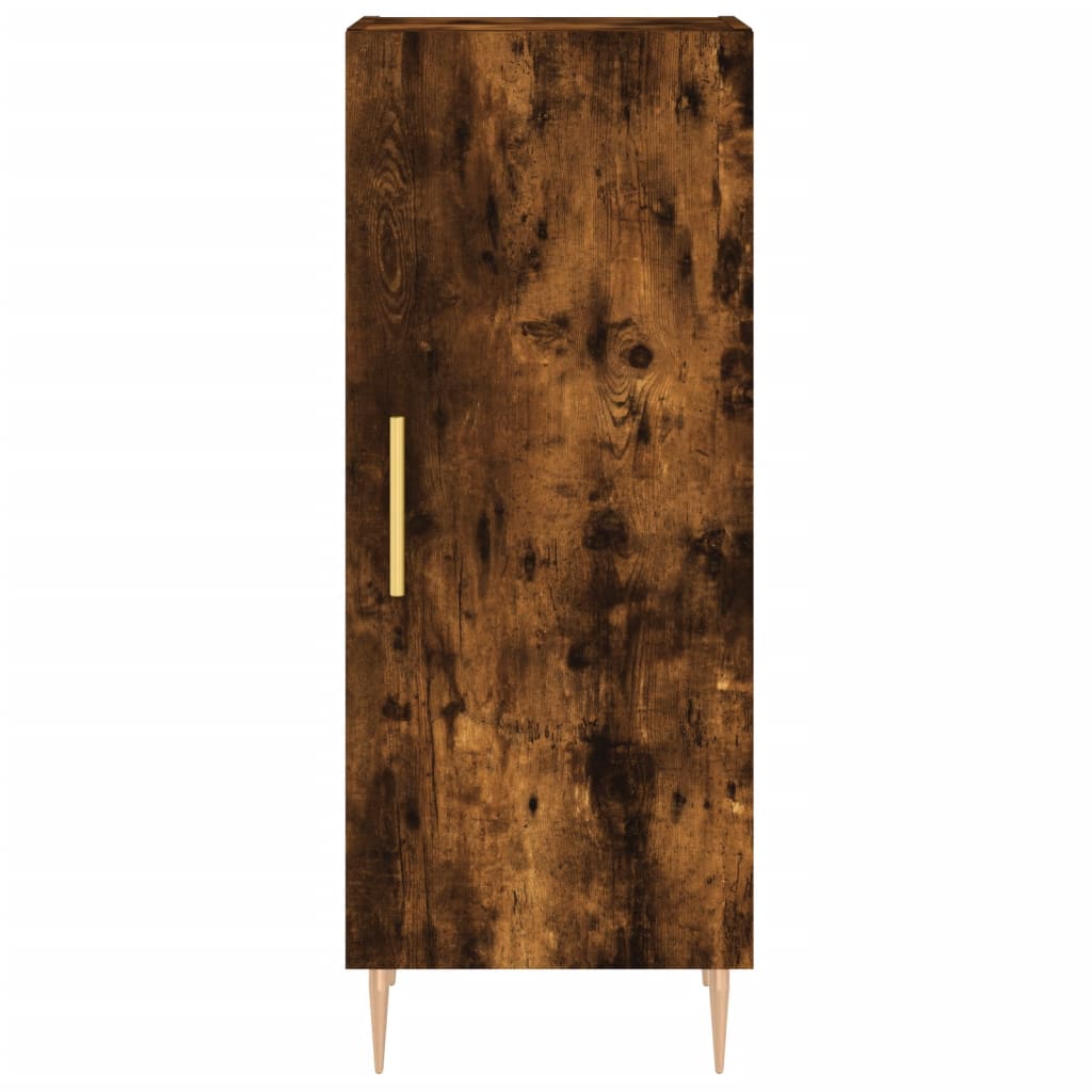 Sideboard Smoked Oak 34.5x34x90 cm Engineered Wood