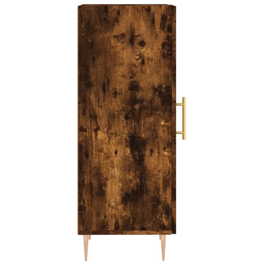 Sideboard Smoked Oak 34.5x34x90 cm Engineered Wood