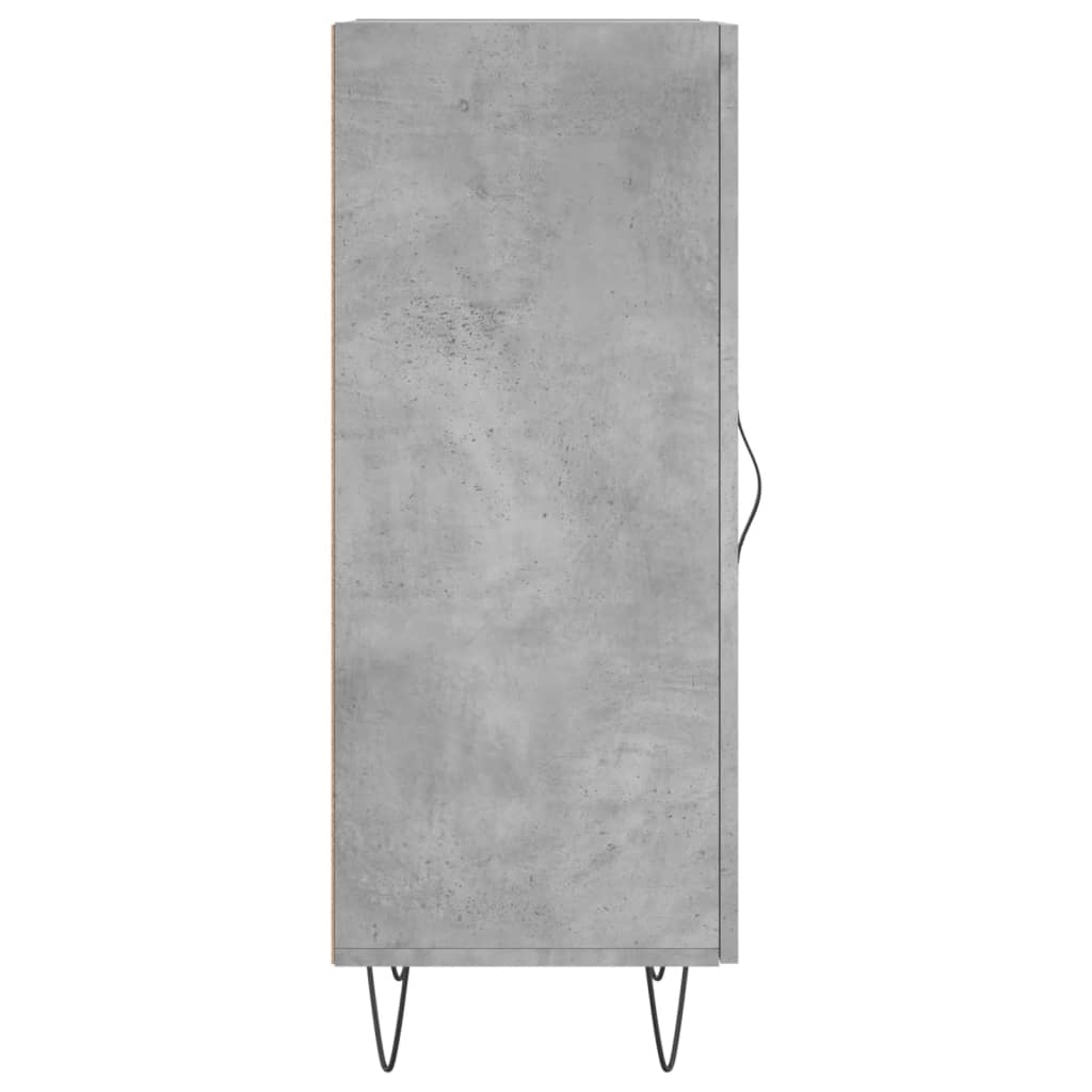 Sideboard Concrete Grey 34.5x34x90 cm Engineered Wood