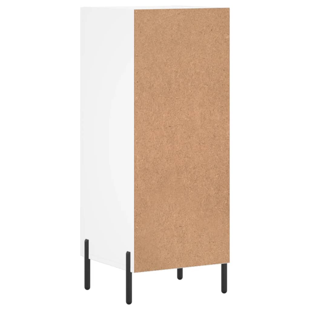 Sideboard White 34.5x34x90 cm Engineered Wood