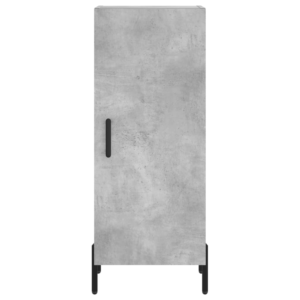 Sideboard Concrete Grey 34.5x34x90 cm Engineered Wood
