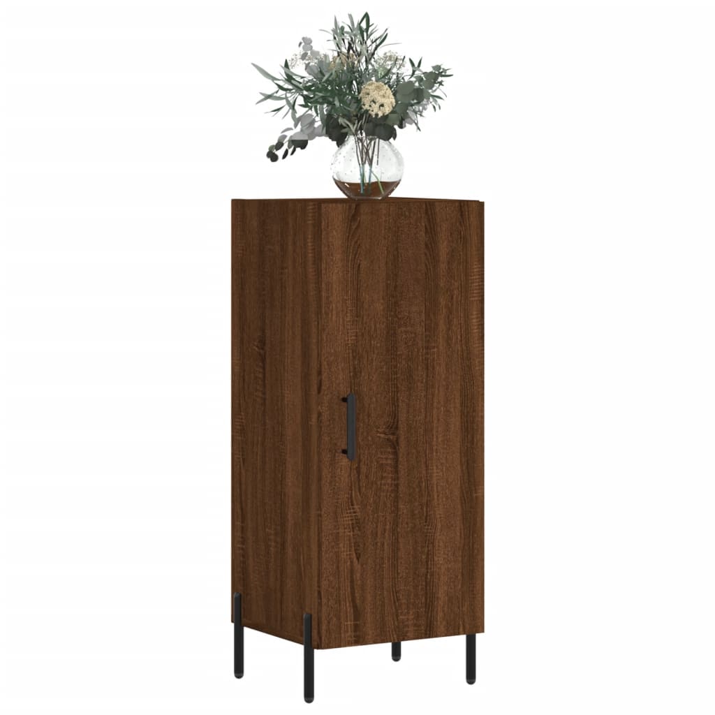 Sideboard Brown Oak 34.5x34x90 cm Engineered Wood
