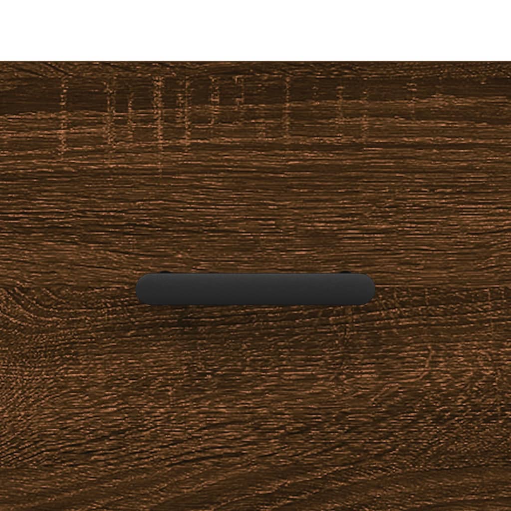 Sideboard Brown Oak 34.5x34x90 cm Engineered Wood