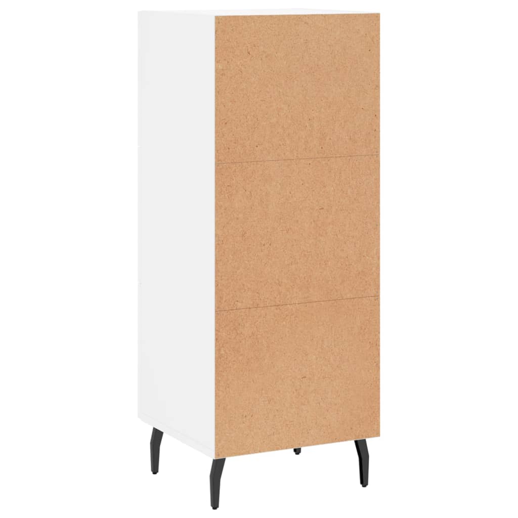 Sideboard White 34.5x34x90 cm Engineered Wood