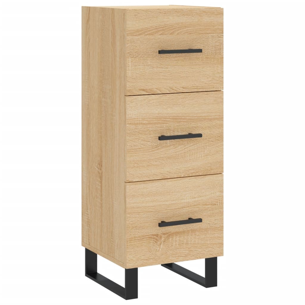 Sideboard Sonoma Oak 34.5x34x90 cm Engineered Wood