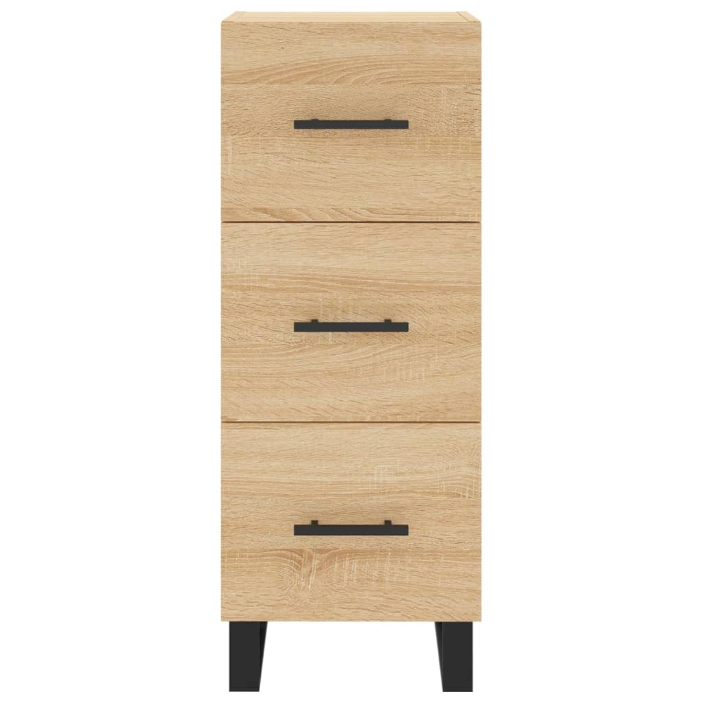 Sideboard Sonoma Oak 34.5x34x90 cm Engineered Wood