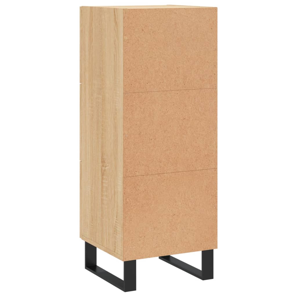 Sideboard Sonoma Oak 34.5x34x90 cm Engineered Wood