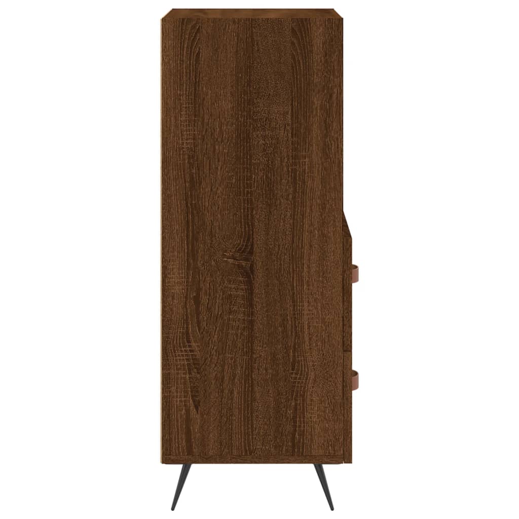 Sideboard Brown Oak 34.5x34x90 cm Engineered Wood