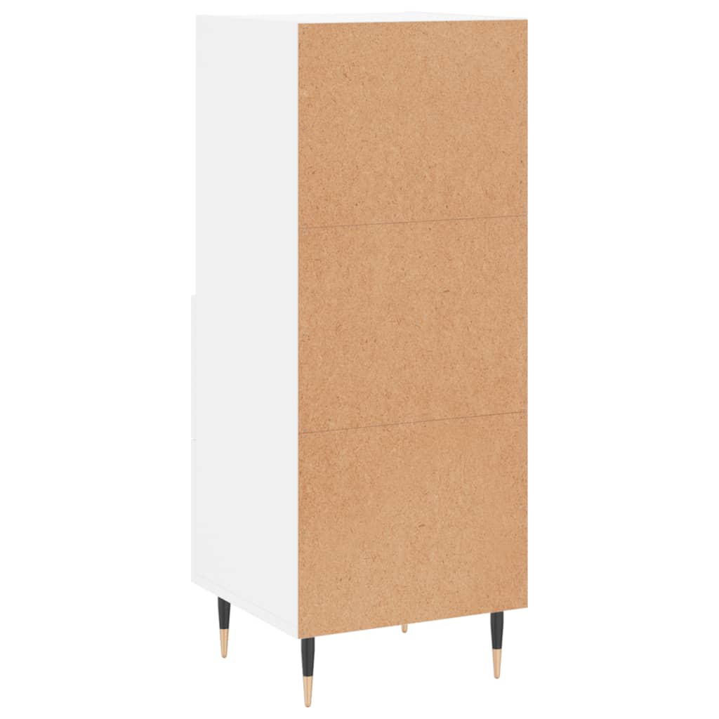 Sideboard White 34.5x34x90 cm Engineered Wood