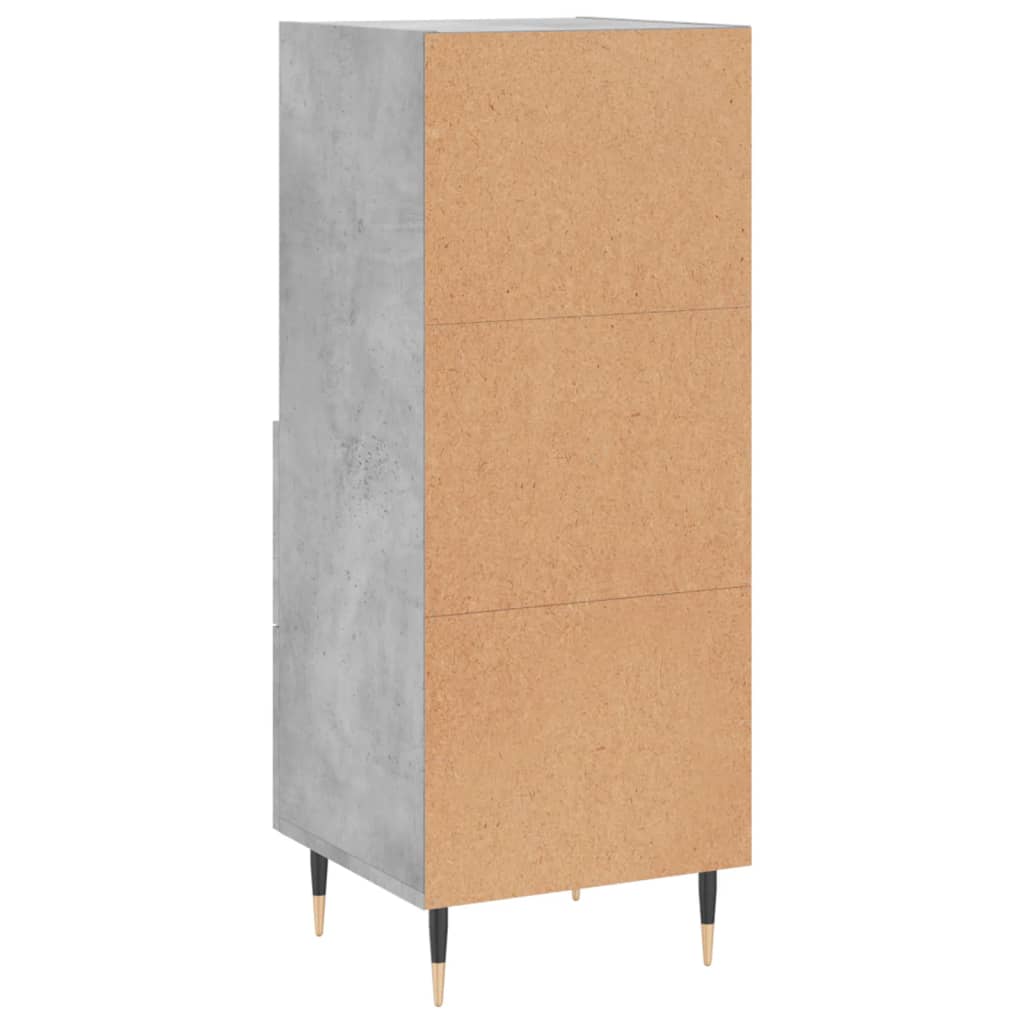 Sideboard Concrete Grey 34.5x34x90 cm Engineered Wood