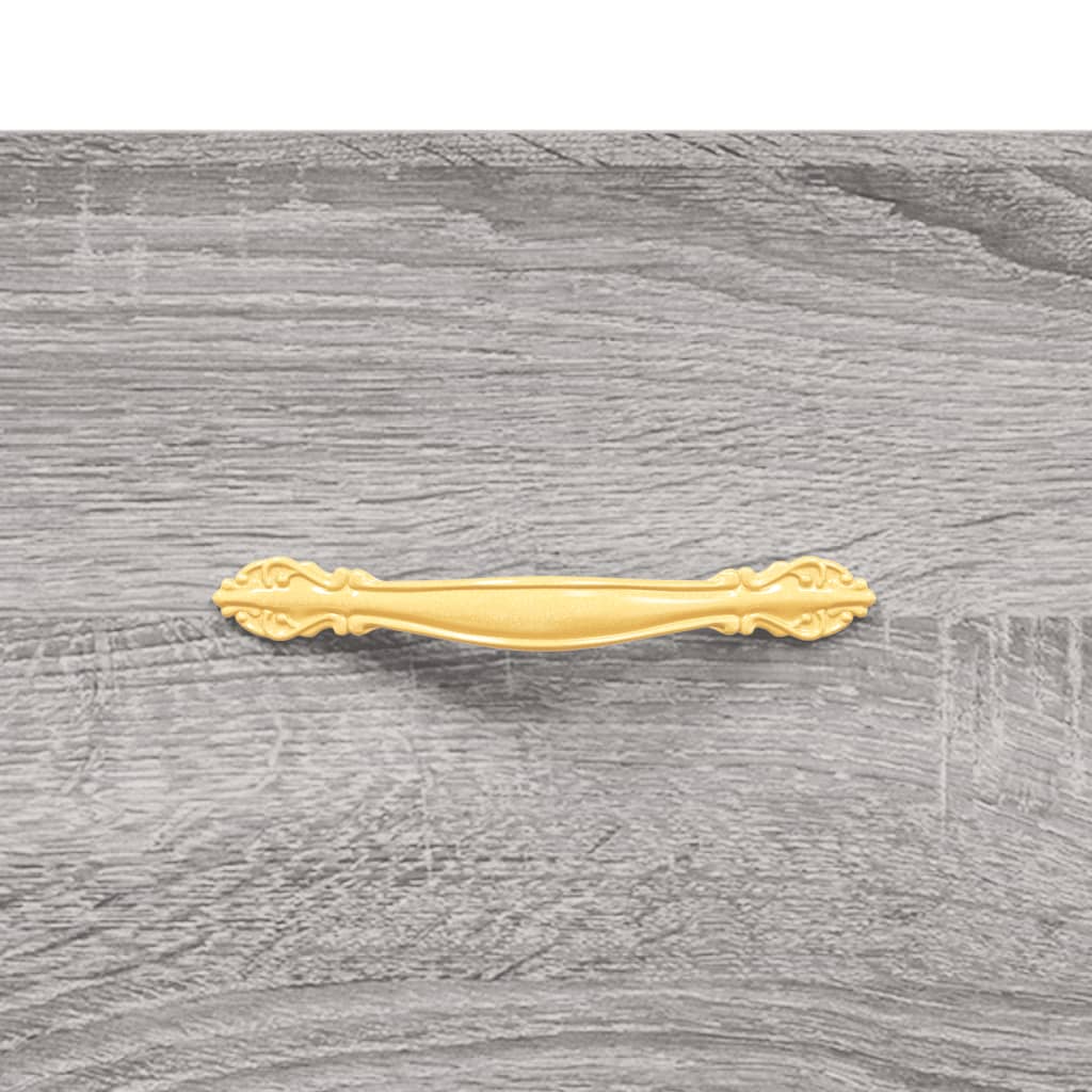 Sideboard Grey Sonoma 34.5x34x90 cm Engineered Wood