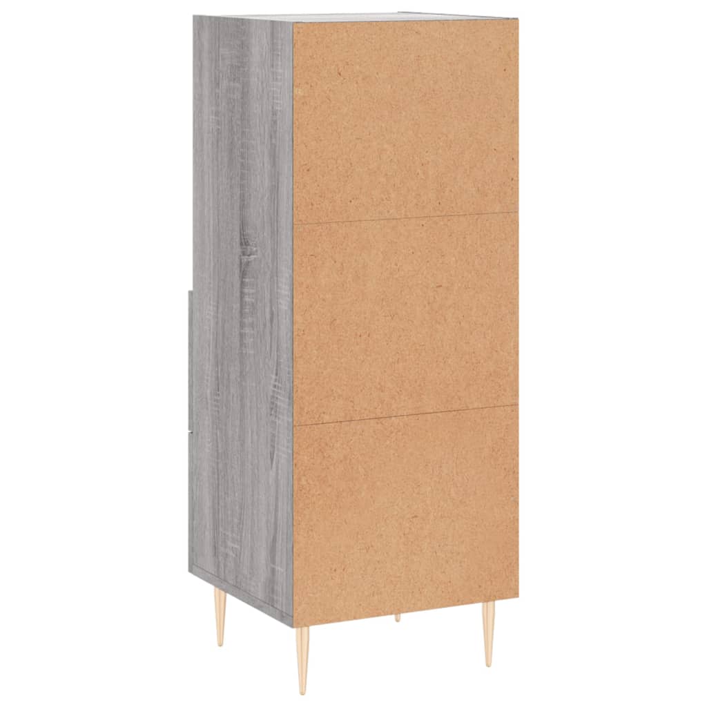 Sideboard Grey Sonoma 34.5x34x90 cm Engineered Wood