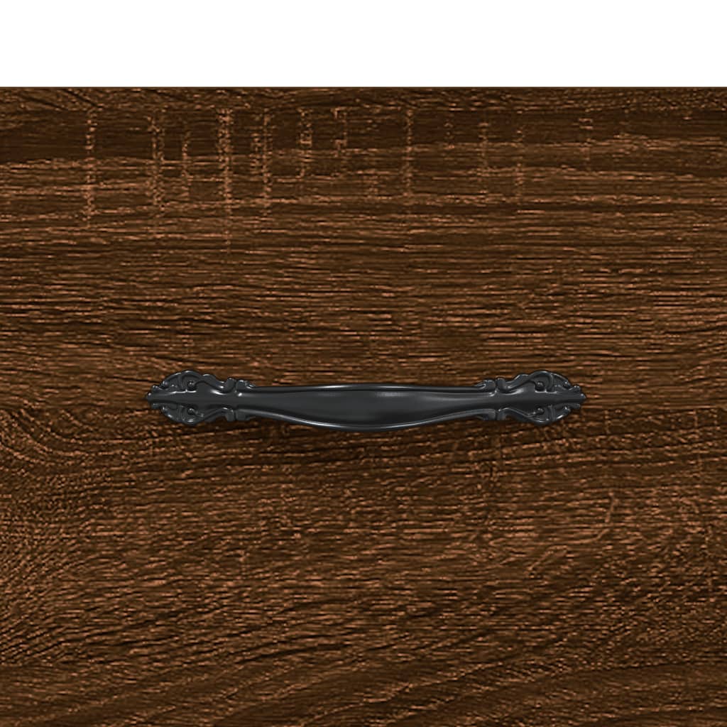 Sideboard Brown Oak 34.5x34x90 cm Engineered Wood