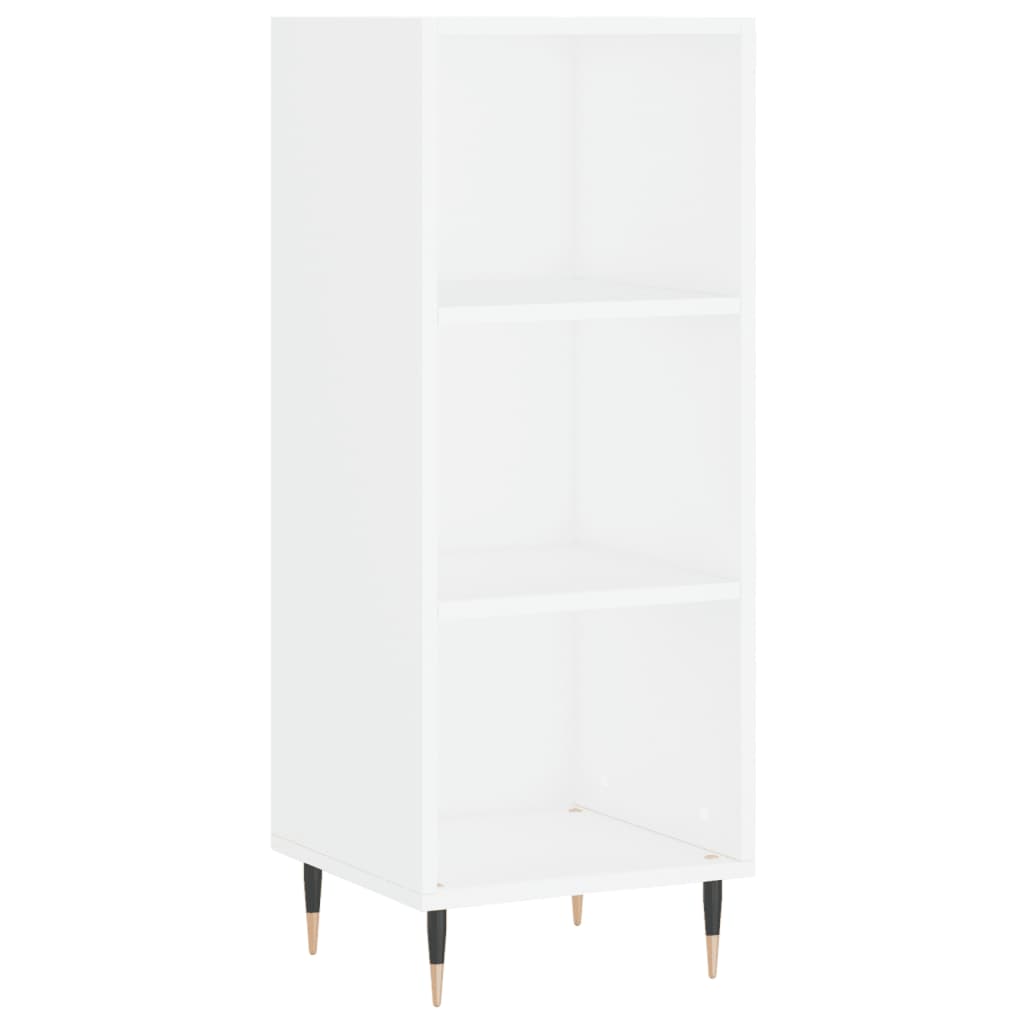 Sideboard White 34.5x32.5x90 cm Engineered Wood