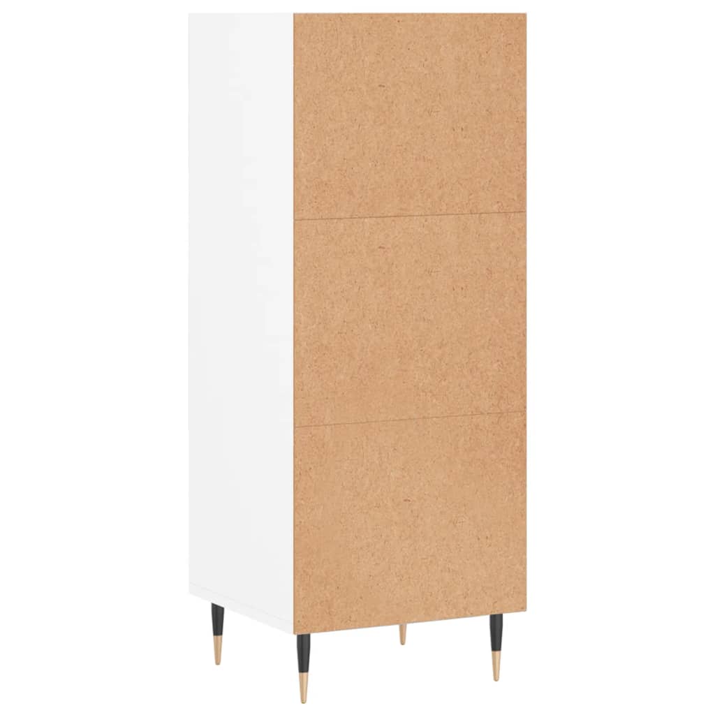 Sideboard White 34.5x32.5x90 cm Engineered Wood
