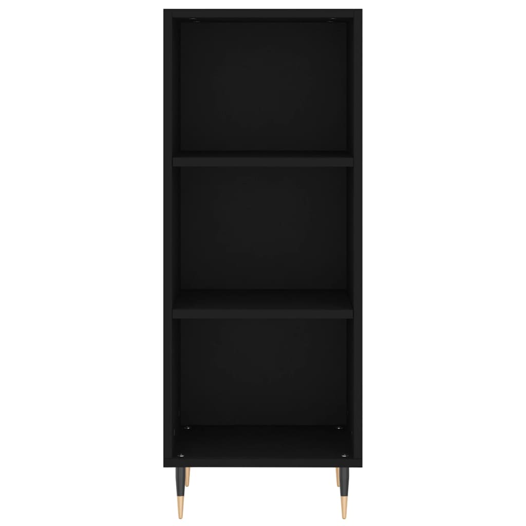 Sideboard Black 34.5x32.5x90 cm Engineered Wood
