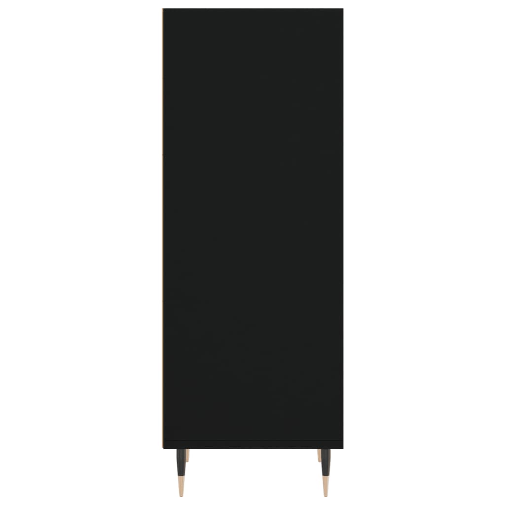 Sideboard Black 34.5x32.5x90 cm Engineered Wood