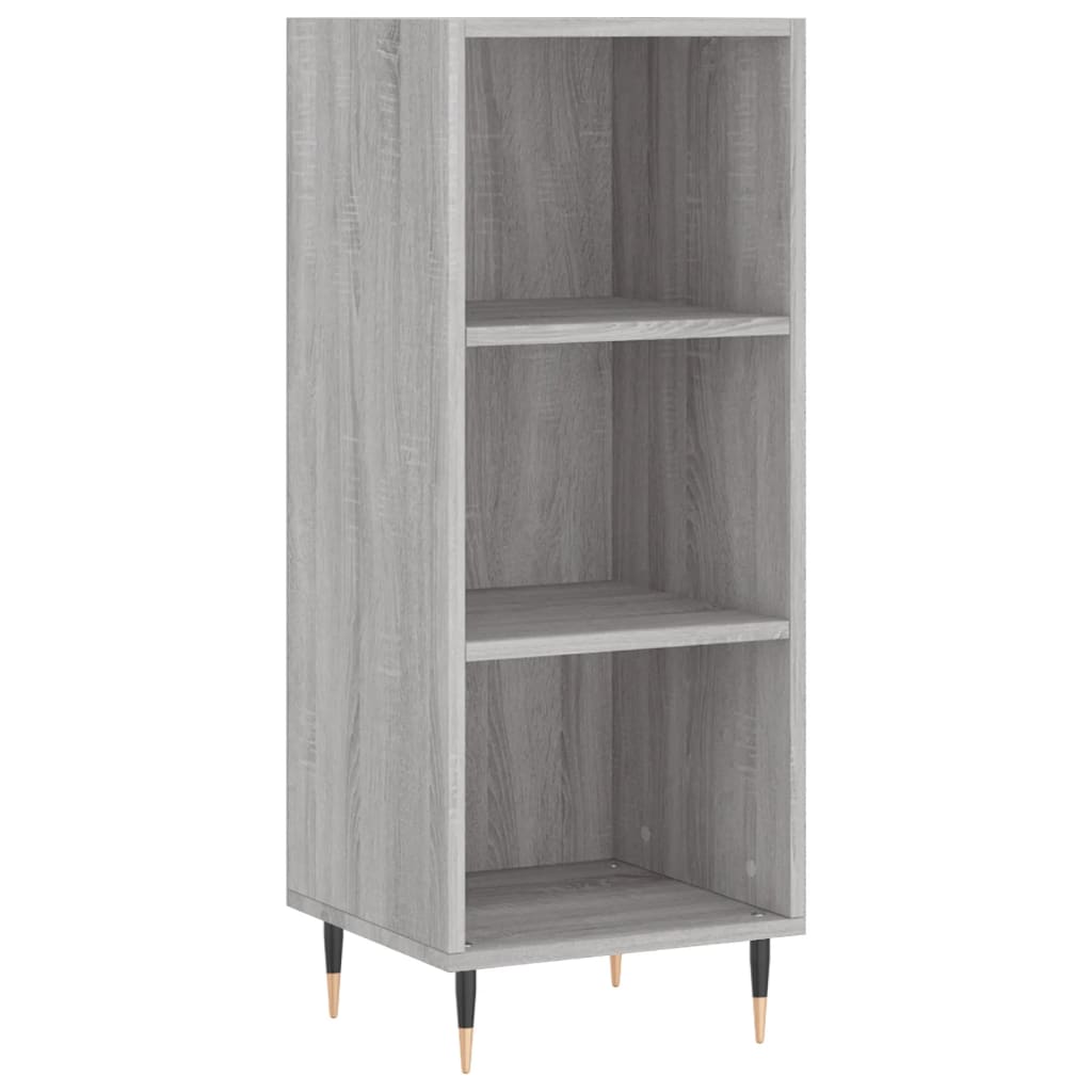 Sideboard Grey Sonoma 34.5x32.5x90 cm Engineered Wood